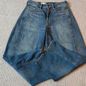 Pilcro Flare & Wide Leg Jeans in Denim Blue